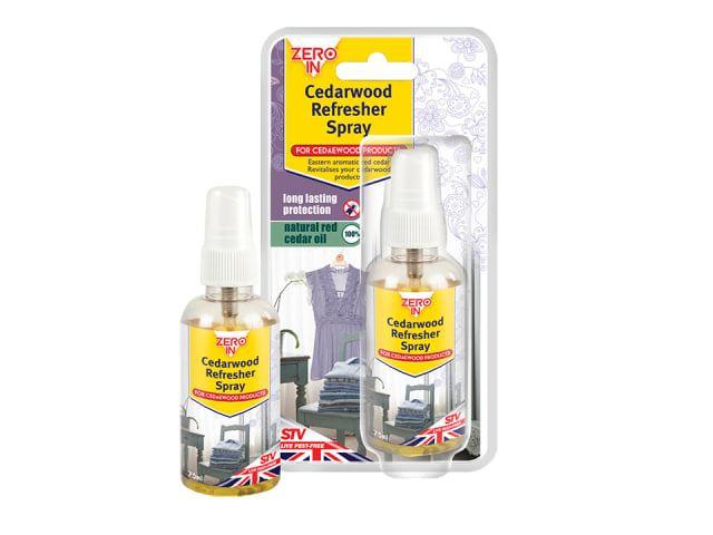 STV - Cedar Wood Oil Refresher Spray 75ml Moth Control | Snape & Sons