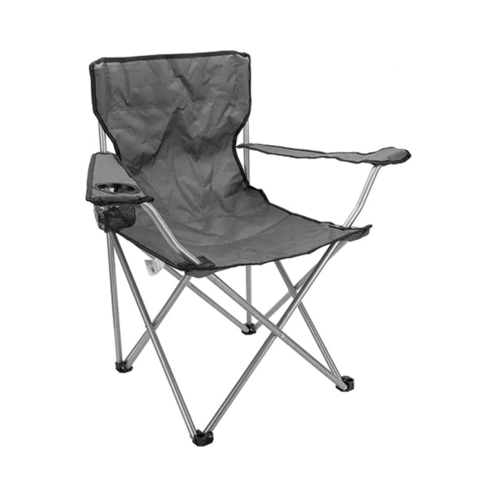 Summit Ashby Folding Camp Chair Slate Grey Folding Chairs | Snape & Sons