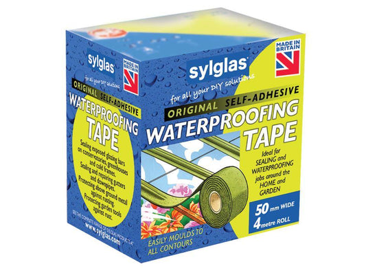 Sylglas - Original Waterproofing Tape 50mm x 4m Repair Tape | Snape & Sons