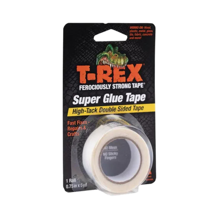 T-Rex T-Rex Super Glue Tape 19mm x 4.5m Double Sided Tape | Snape & Sons
