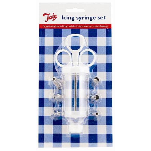 Tala - Icing Syringe Set With 6 Nozzles Cake Decorating Accessories | Snape & Sons