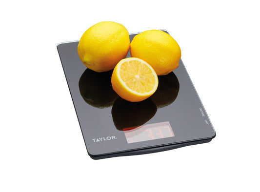 Taylors - Black 5kg Digital Kitchen Scale Kitchen Scales | Snape & Sons