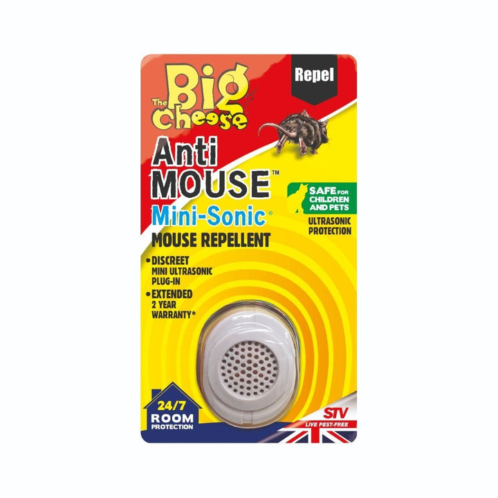The Big Cheese - Mini-Sonic Mouse Repeller (1 room) Rodent Control | Snape & Sons