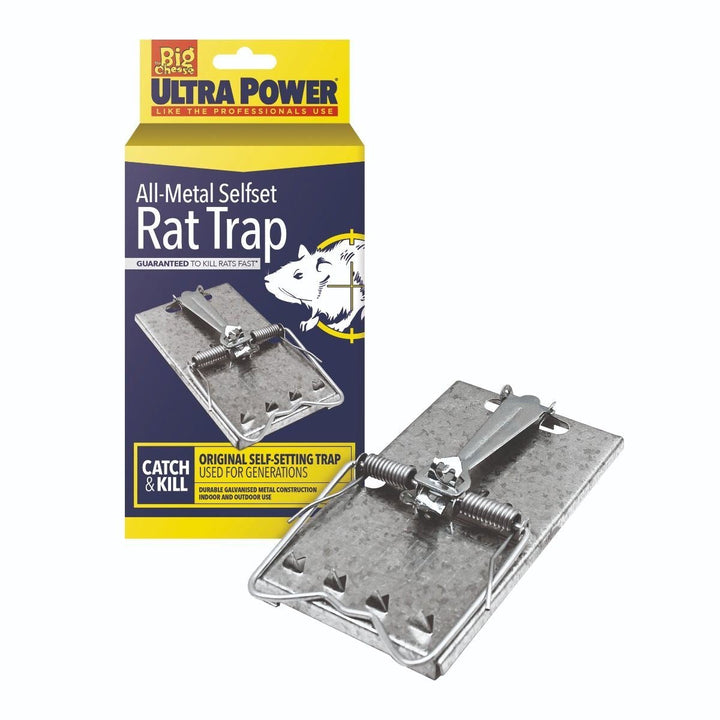 The Big Cheese - Ultra Power All-Metal Selfset Rat Trap Rodent Control | Snape & Sons