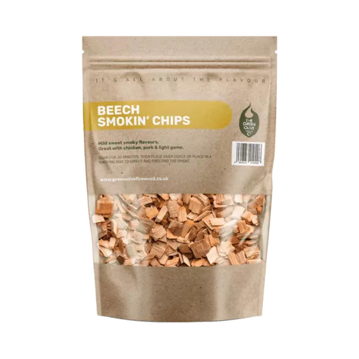 The Green Olive Firewood Co - Beech Wood Smokin' Chips 3L Wood Chips | Snape & Sons
