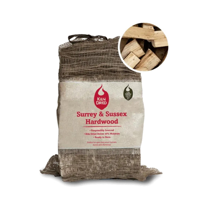 The Green Olive Firewood Co - Kiln Dried Hardwood Mixed 0.03m³ Net Logs | Snape & Sons