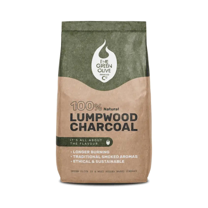 The Green Olive Firewood Co - Natural Lumpwood Charcoal 3kg Charcoal | Snape & Sons
