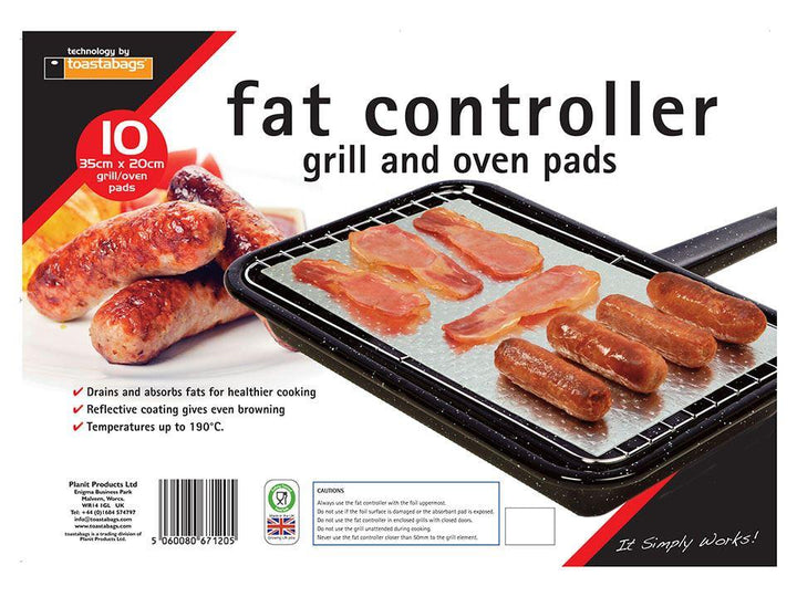 Toastabag - Fat Controller Grill & Oven Pad x 10 Cooking Liners | Snape & Sons