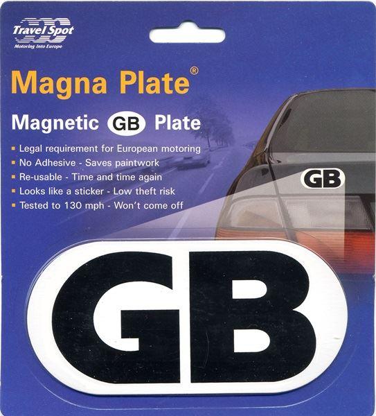 Travel Spot - Magnetic GB Plate Car Travel Accessories | Snape & Sons