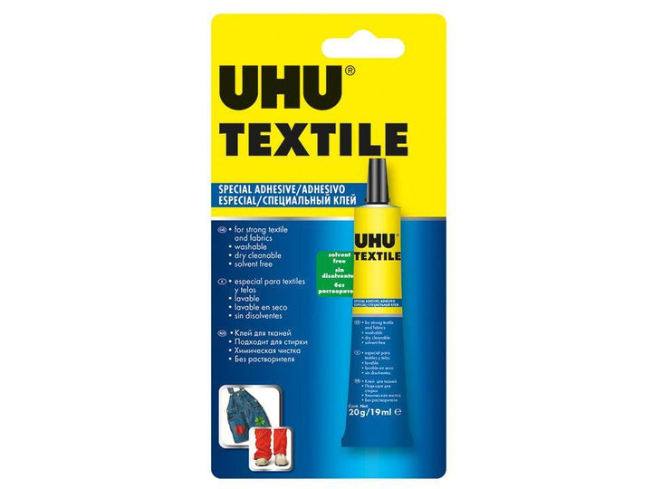 UHU - UHU Textiles Adhesive 19ml Fabric Adhesives | Snape & Sons