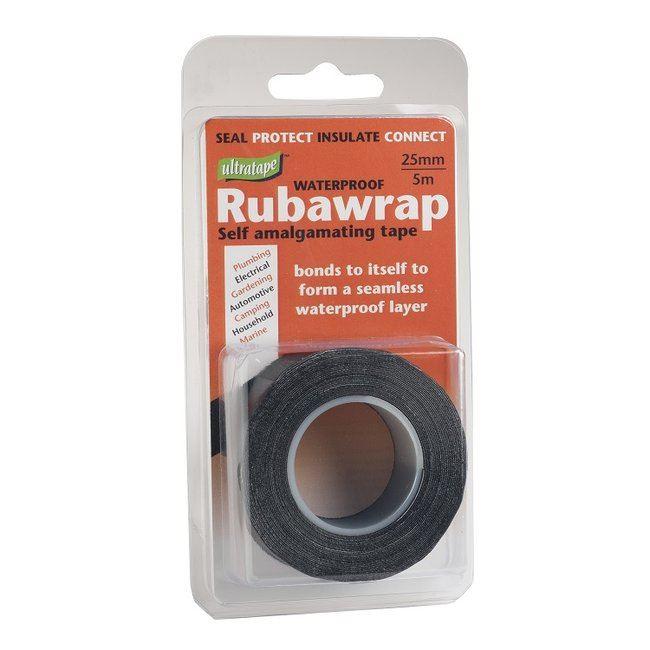 Ultratape - Black Rubawrap Self Amalgamating Tape Repair Tape | Snape & Sons