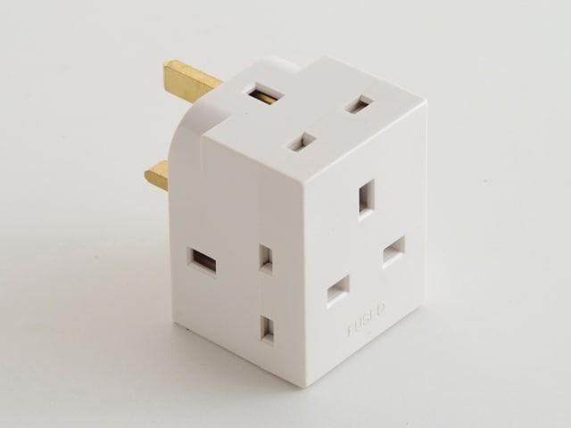 Unbranded - 3 Way 13A Plug Adaptor Socket Adaptors | Snape & Sons