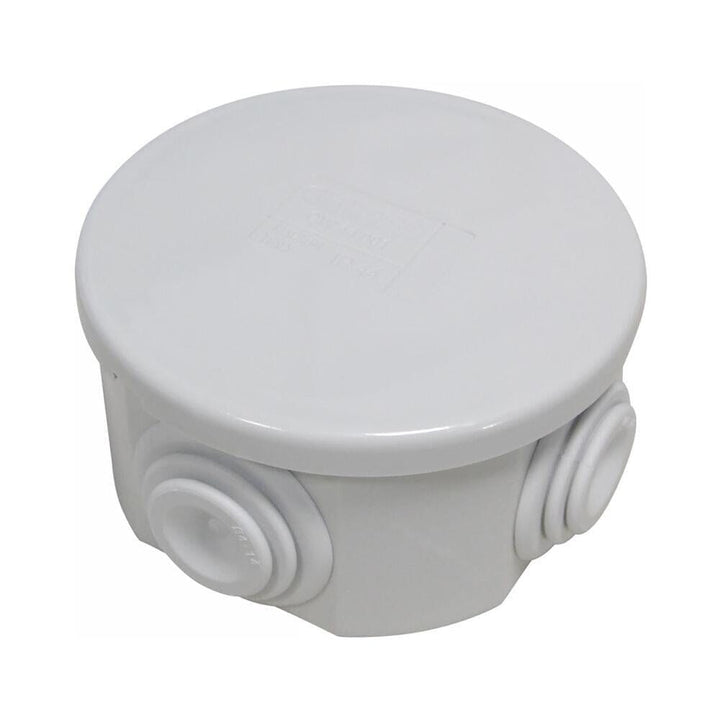 Unbranded - 65mm Round Weatherproof Junction Box Junction Boxes | Snape & Sons
