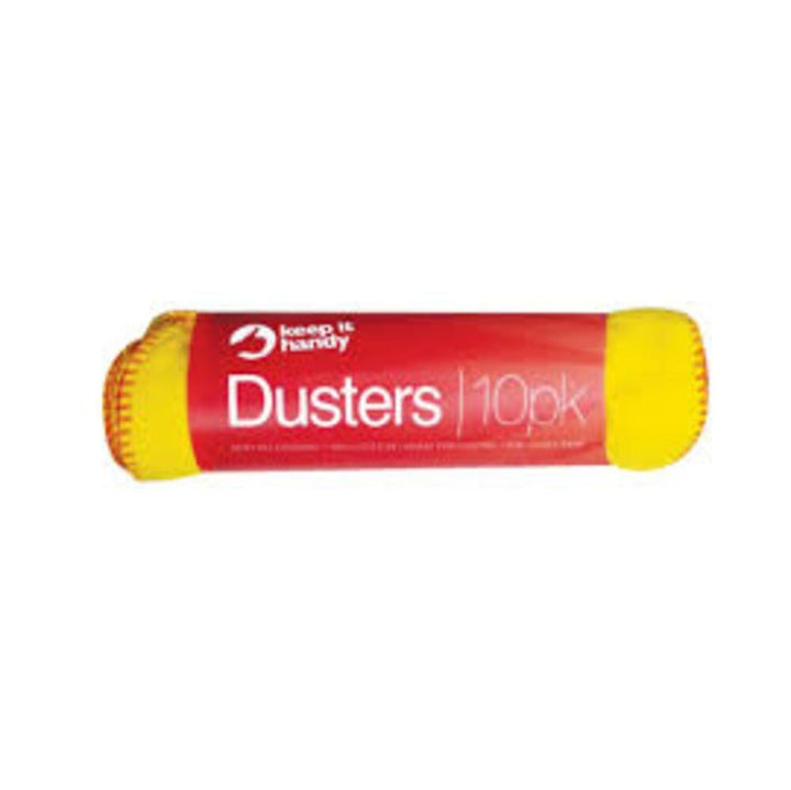 Unbranded - Basic Yellow Dusters x10 Dusters | Snape & Sons