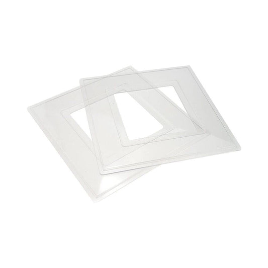 Unbranded - Clear Single Switch Finger Plate - Twin Pack Other Face Plates | Snape & Sons