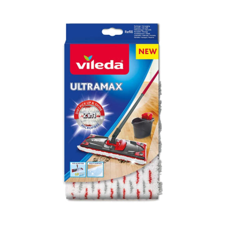 Vileda - UltraMax 1-2 Spray Microfibre Mop Refill Mop Heads | Snape & Sons