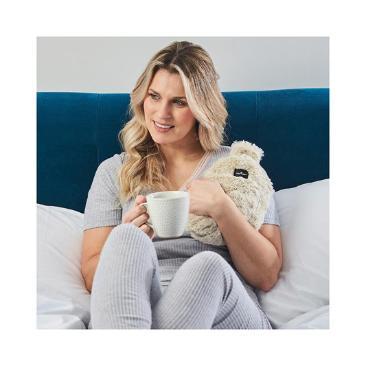 Luxury Almond Microwave Hot Water Bottle