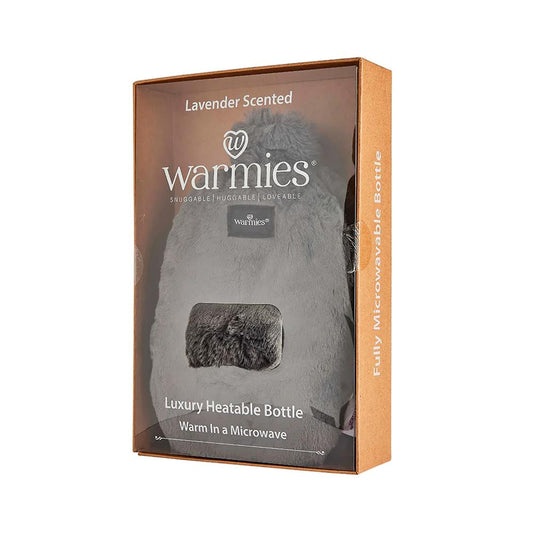 Warmies - Luxury Steel Grey Microwave Hot Water Bottle Microwave Heat Packs | Snape & Sons