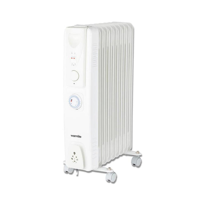 Warmlite Oil Filled 2kW Radiator + Timer Oil Filled Radiators | Snape & Sons