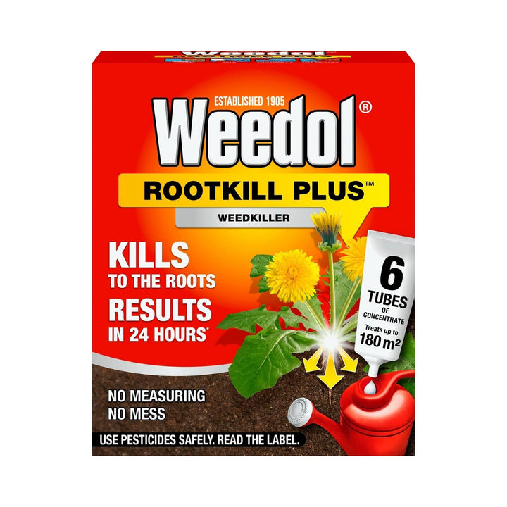 Weedol - Rootkill Plus Liquidose Tubes x6 Pack Weed Killers | Snape & Sons