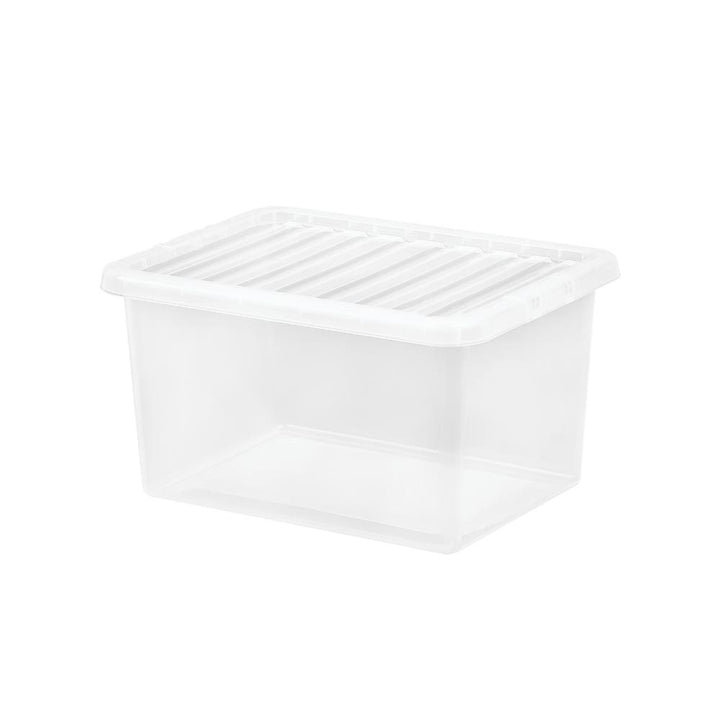 Whatmore - Crystal Storage Box 31L Clear Storage Boxes | Snape & Sons