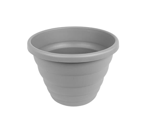 Whatmore - Recycled Grey 40cm Beehive Round Pot Planters | Snape & Sons