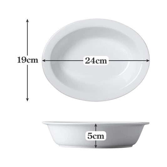 W.M.Bartleet - Oval 24cm Crusty Pie Dish Pie Dishes | Snape & Sons