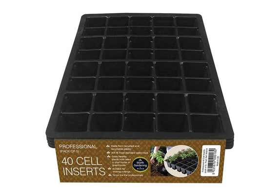 Worth - 40 Cell Insert Seed Trays x5 Seed Trays | Snape & Sons