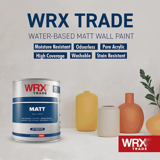WRX Trade 2.5L Brilliant White Matt Emulsion Emulsion Paints | Snape & Sons