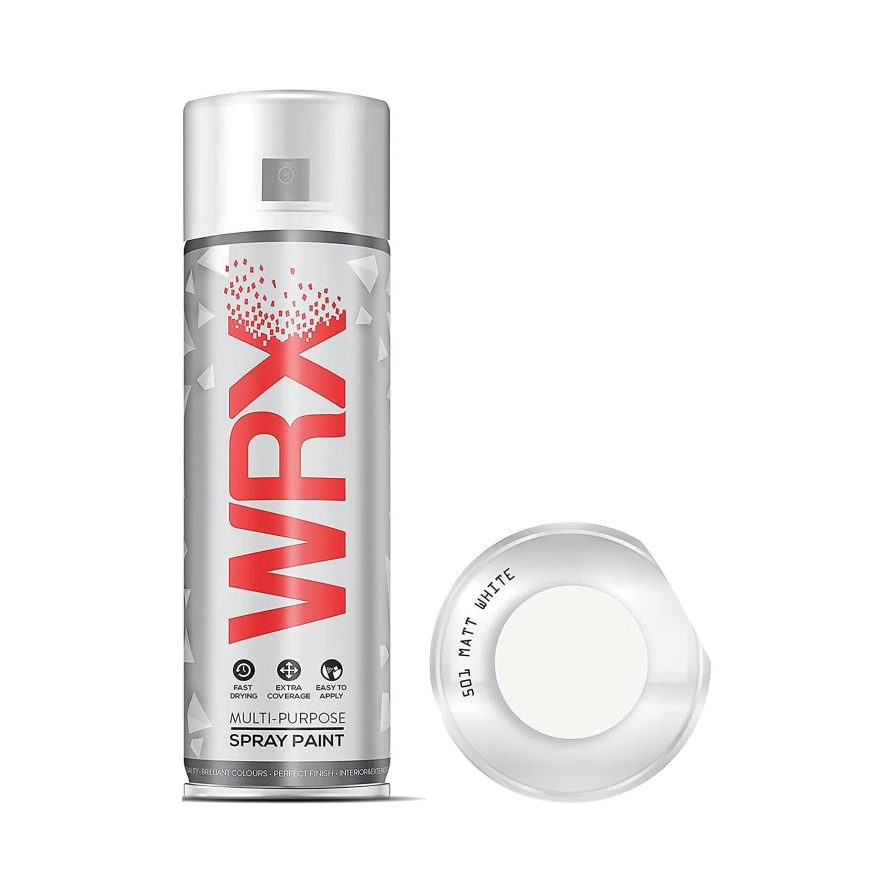 WRX Trade Multi-Purpose Matt White Spray Paint Spray Paints | Snape & Sons