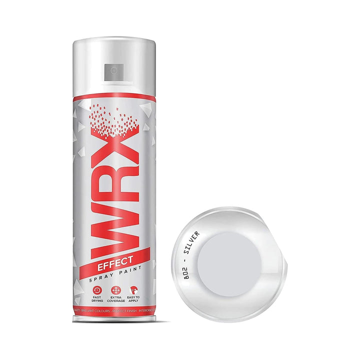 WRX Trade Multi-Purpose Metallic Silver Effect Spray Paint Spray Paints | Snape & Sons