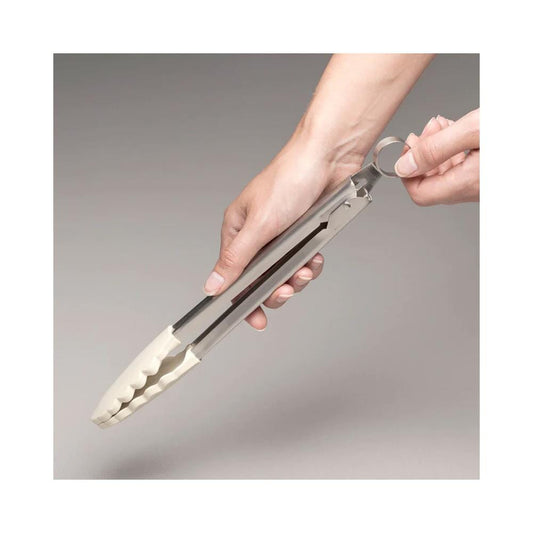 Zeal by CKS - 25cm Dark Grey Silicone Tongs Kitchen Tongs | Snape & Sons
