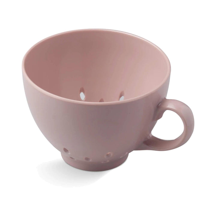 Zeal by CKS Rose Pink Tea Cup Berry Colander Colanders | Snape & Sons