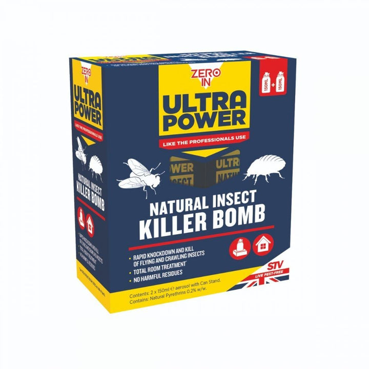 Zero In - Ultra Power Natural Insect Bomb x2 Insect Control | Snape & Sons