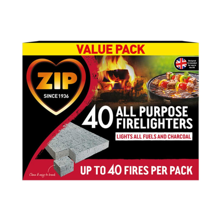 ZIP All Purpose Block Firelighters Value Pack Firelighters | Snape & Sons