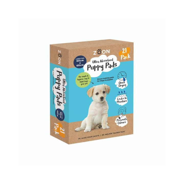 Z�on Pets - PuppyPads 60cm - 21 Pack Puppy Training Aids | Snape & Sons