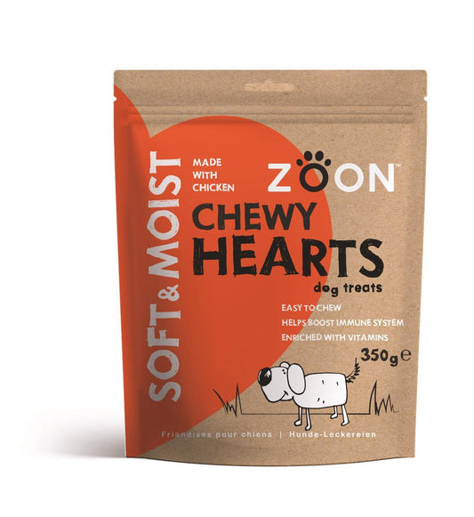 Zöon Pets - Soft & Moist Chewy Hearts Dog Treats | Snape & Sons