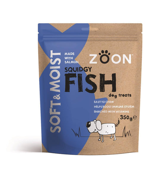 Zöon Pets - Soft & Moist Squidgy Fish Dog Treats | Snape & Sons
