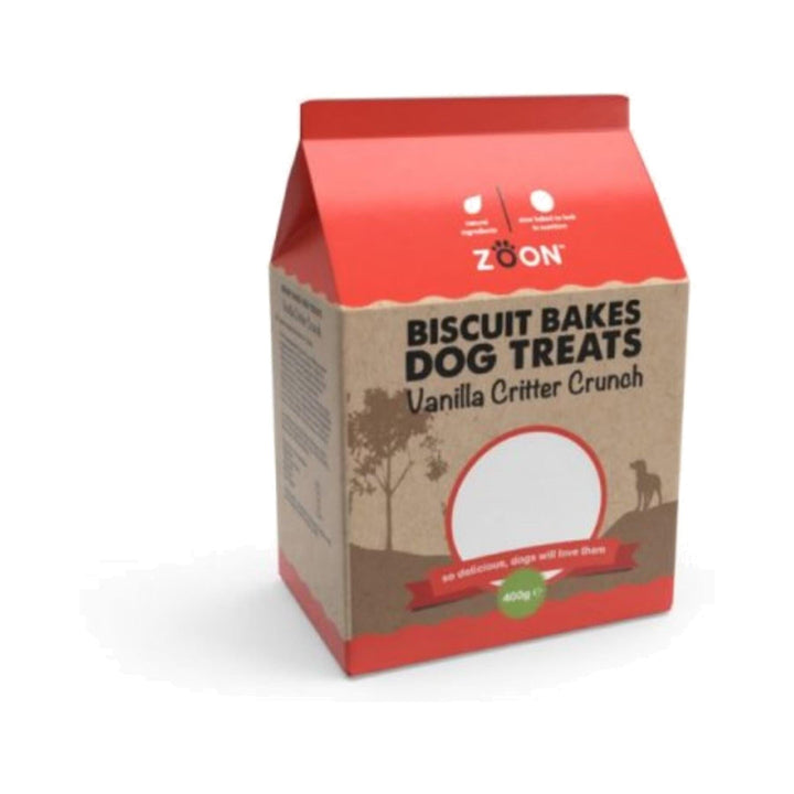 Zöon Pets Vanilla Critter Crunch 400g Dog Treats | Snape & Sons